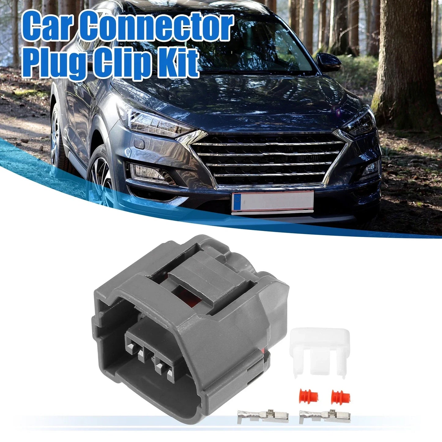 2 x Fuel Injector Connector Adapter Plug Kit for Hyundai