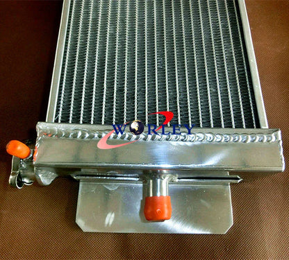 Universal Aluminum Liquid Heat Exchanger Air to Water Intercooler Radiator + Fans