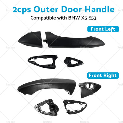 Pair Outer Door Handles for BMW X5 E53 (2000-2006)