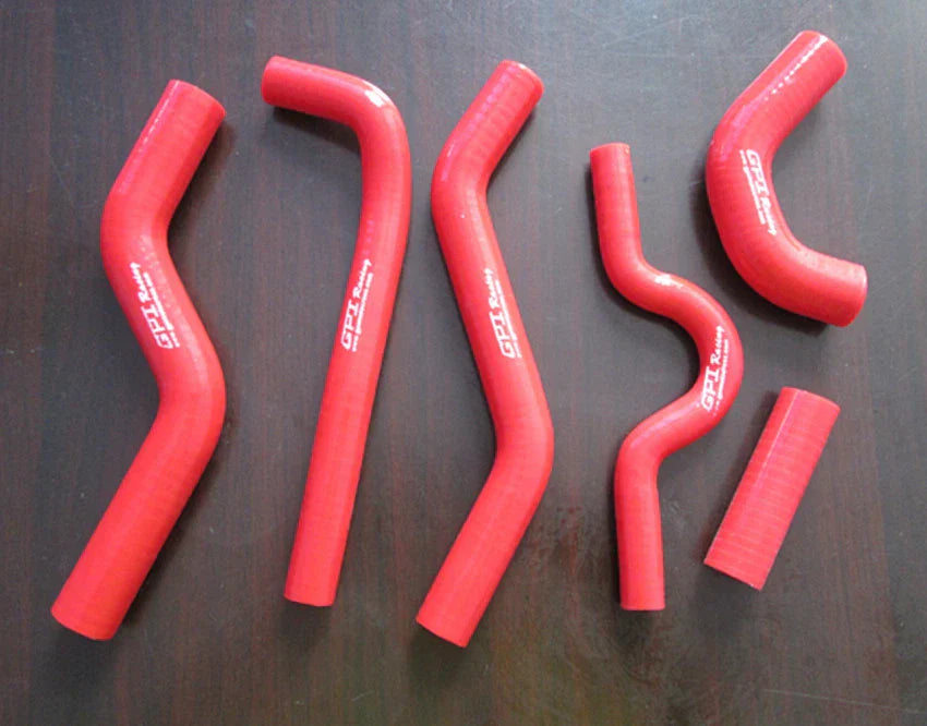Silicone Radiator Hose Kit YELLOW for Kawasaki KXF250 KX250F (2007-2008)