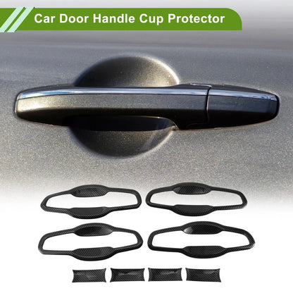Car Door Handle Cup Protector for Honda CR-V CRV (2017-2022) 8 x Carbon Fiber