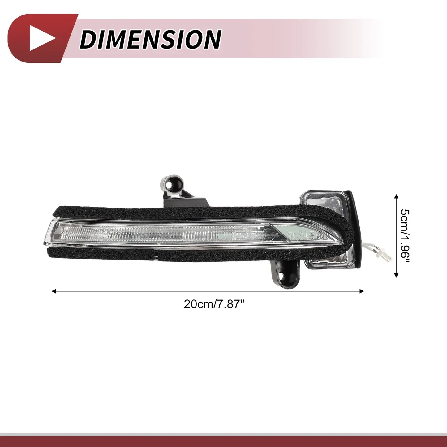 Car Mirror Turn Signal Light for Hyundai Accent Right LED (2018-2020)