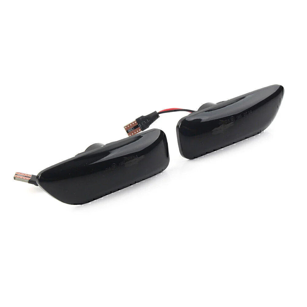 Smoked LED Side Marker Turn Signal Lights for Volvo S60 S80 V70 XC90 (2000-2010)
