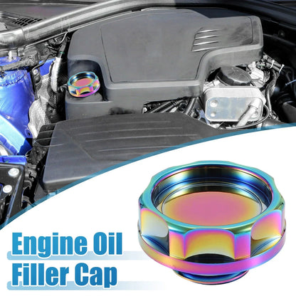 Oil Filler Cap Cover for Honda Engine - Modified Multicolour