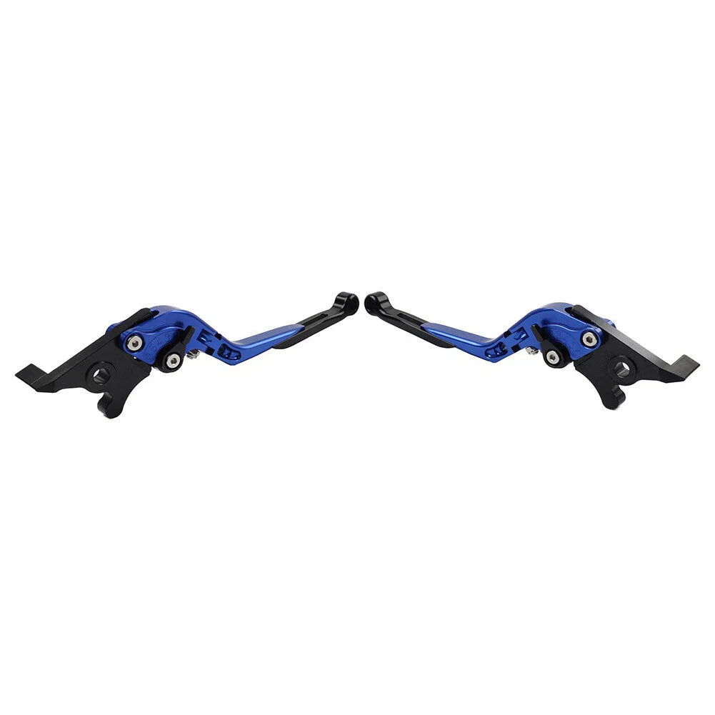 Blue Extendable Brake Clutch Levers for Kawasaki ZX1400 ZX14R ZZR1400 (06-17)