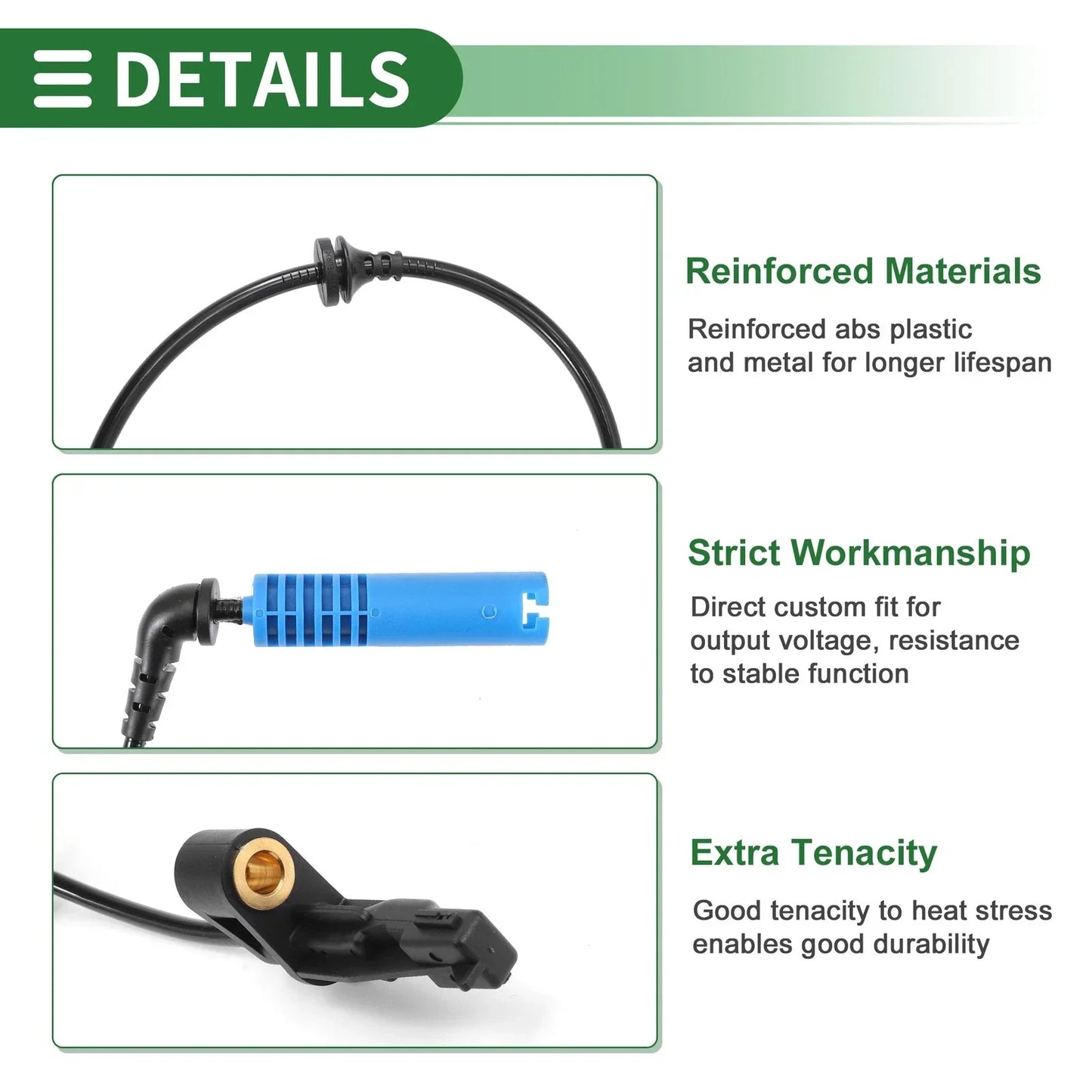 ABS Wheel Speed Sensor for BMW 325i (2002-2005)