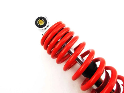 365mm JBS Red/Chrome Shock Absorbers for Kawasaki KV250 AGI (1983-1988)