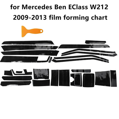 Carbon Fiber 5D Interior Trim for Mercedes BENZ Class E W212 (2009–2016)