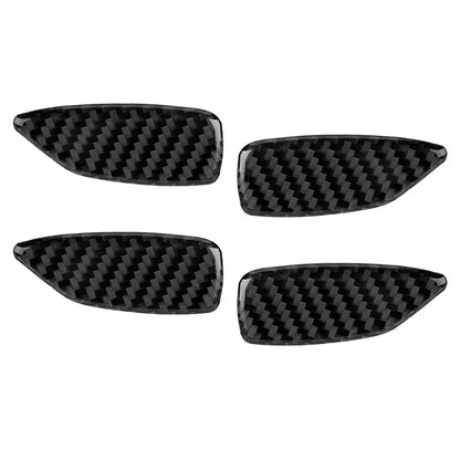 4pcs Carbon Fiber Door Handle Stickers for BMW 3 Series E46 (1998-2005)