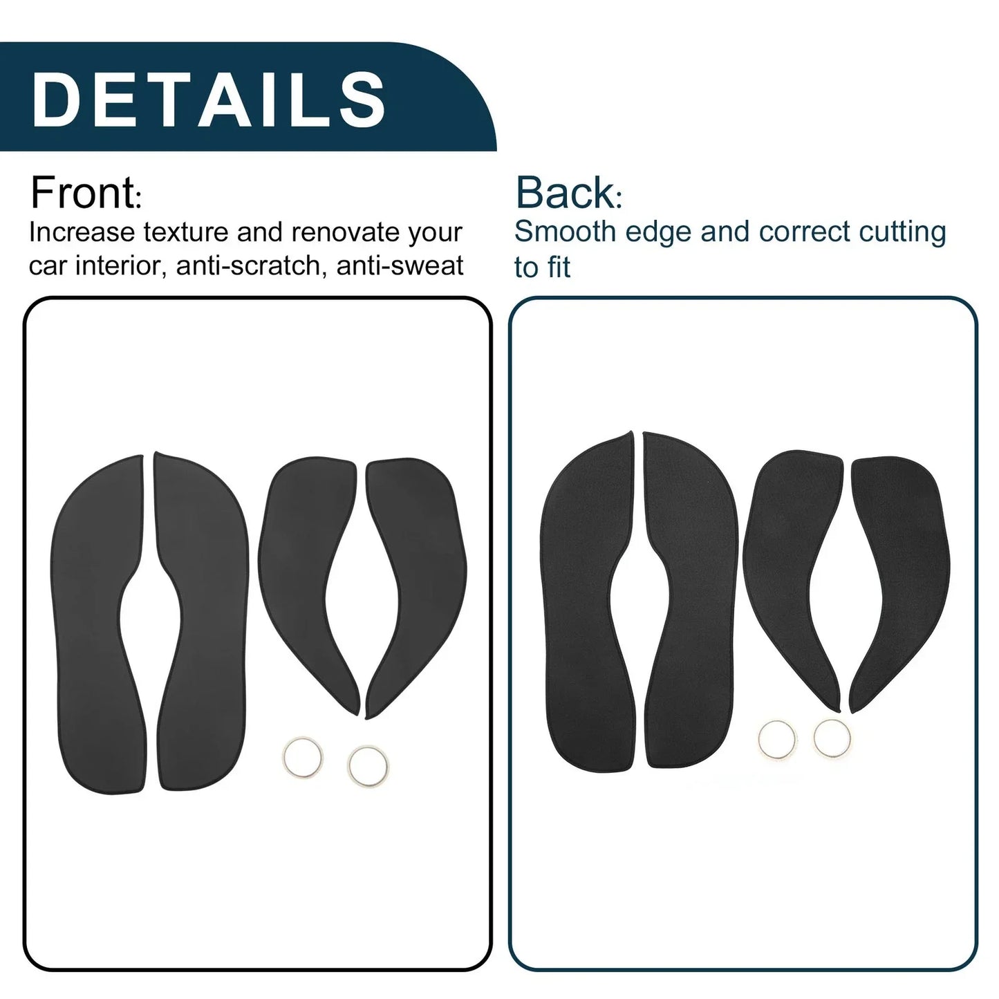 Car Door Anti Kick Pad Protector for Hyundai IX35 / Tucson (2010-2017)