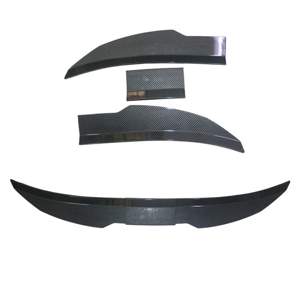 Universal Adjustable Rear Trunk Spoiler Lip Tail Wing Sticker for Sedan