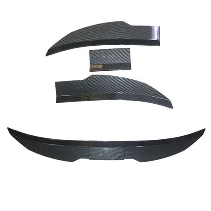 Universal Adjustable Rear Trunk Spoiler Lip Tail Wing Sticker for Sedan