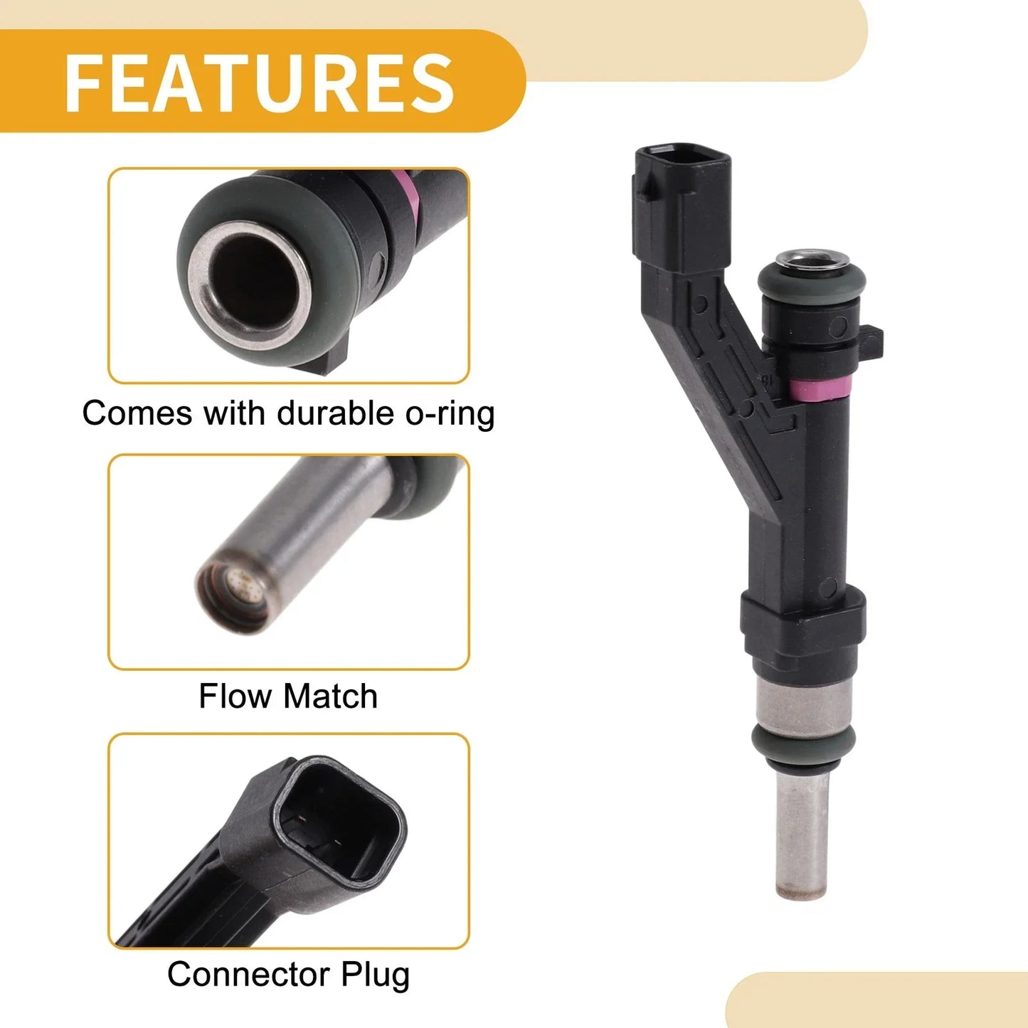 Fuel Injector for Hyundai Sonata 2.5L (2020-2024) - 1 x Nozzle