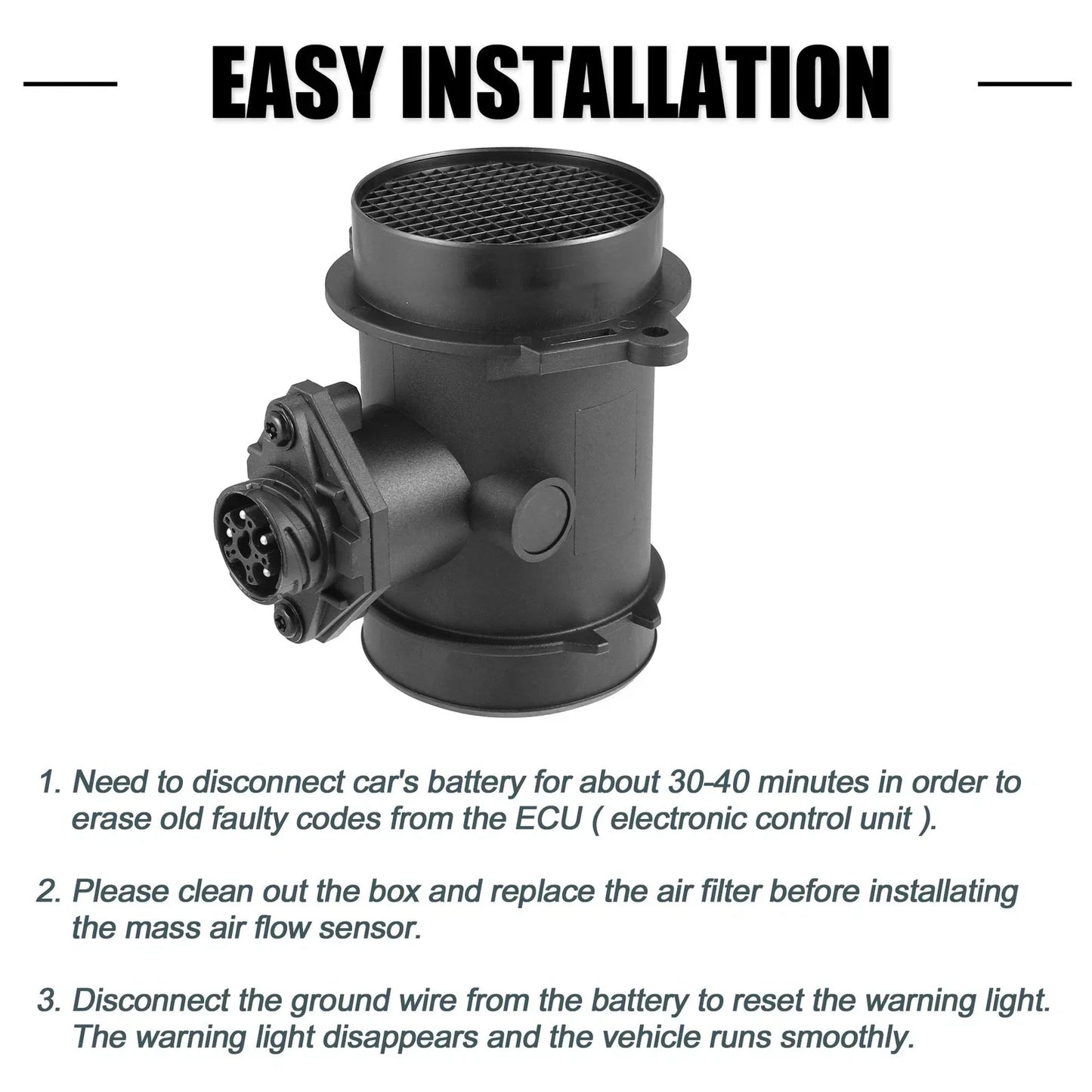 Mass Air Flow Sensor for Mercedes-Benz E320 3.2L (1994-1996)