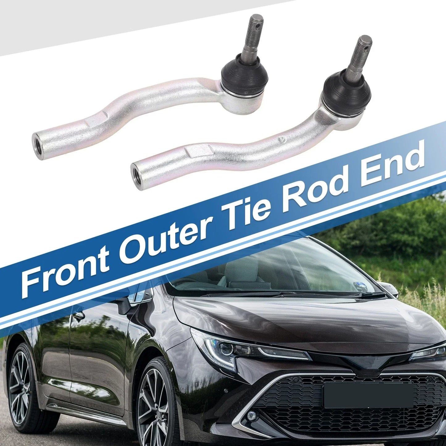 2 x Front Outer Tie Rod Ends for Lexus CT200h (2011-2017)