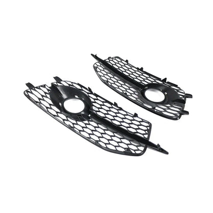 Honeycomb Front Grille Fog Light Covers for Audi Q3 (2012-2014)