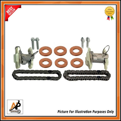 Camshaft Chain Kit Replacement with Injector Seals for Jaguar 2.7 V6 (2005–2008)