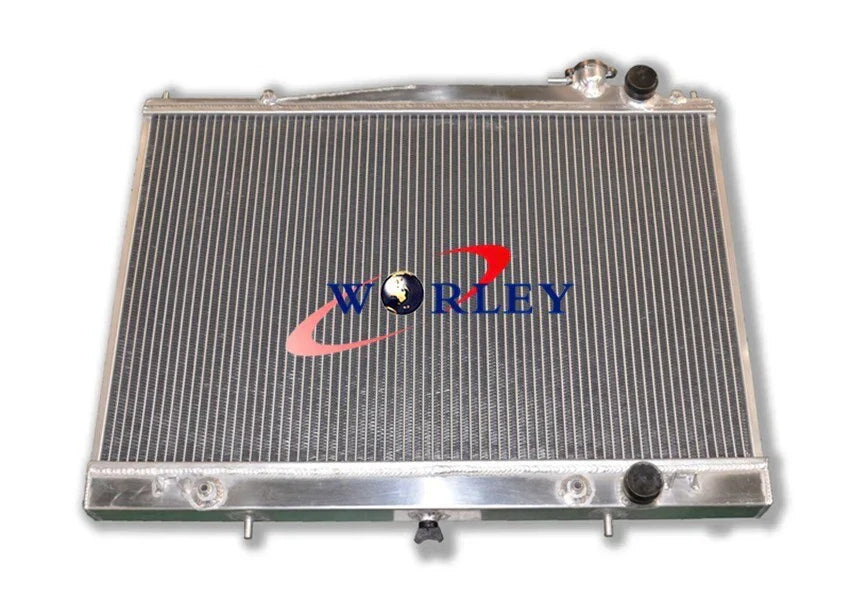 Aluminum Radiator & Fans for Nissan Frontier Xterra 1998-2004