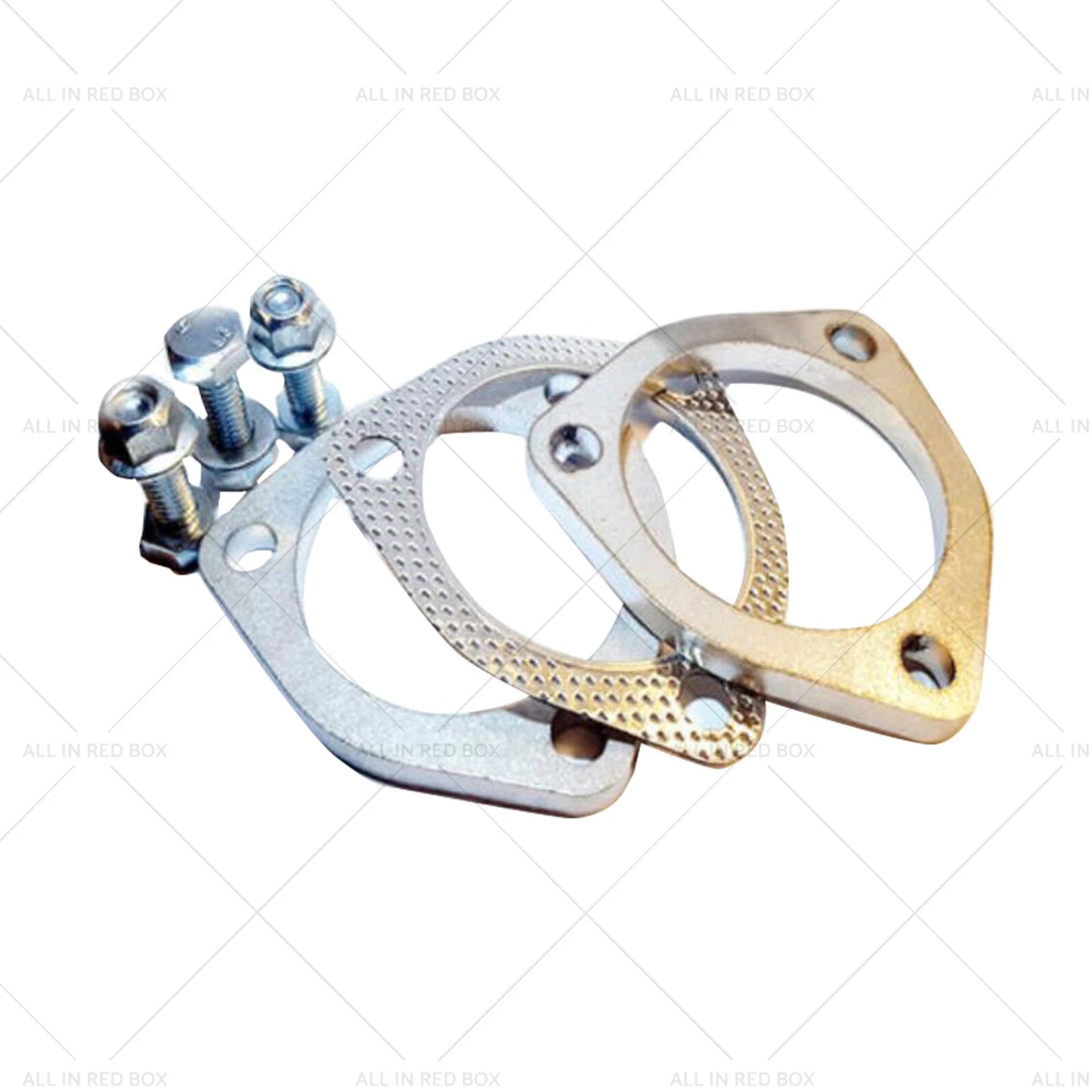 Universal Exhaust Flange Plate Kit 2.5" 304 Stainless Steel