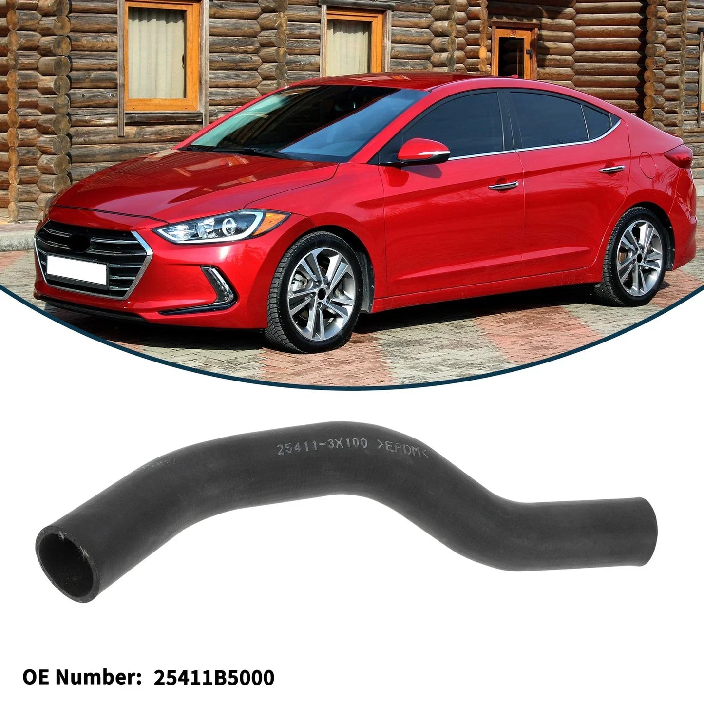 Radiator Hose for Hyundai Elantra 2012-2017 (2 x)