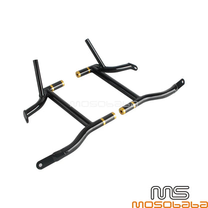 Saddlebag Guard Highway Crash Bar w/4 Sliders for Harley Road Glide (2008-2023)