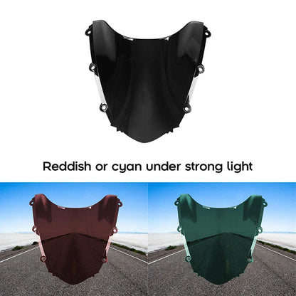 Black Dual Bubble Windshield for Honda CBR1000RR (2004-2007)