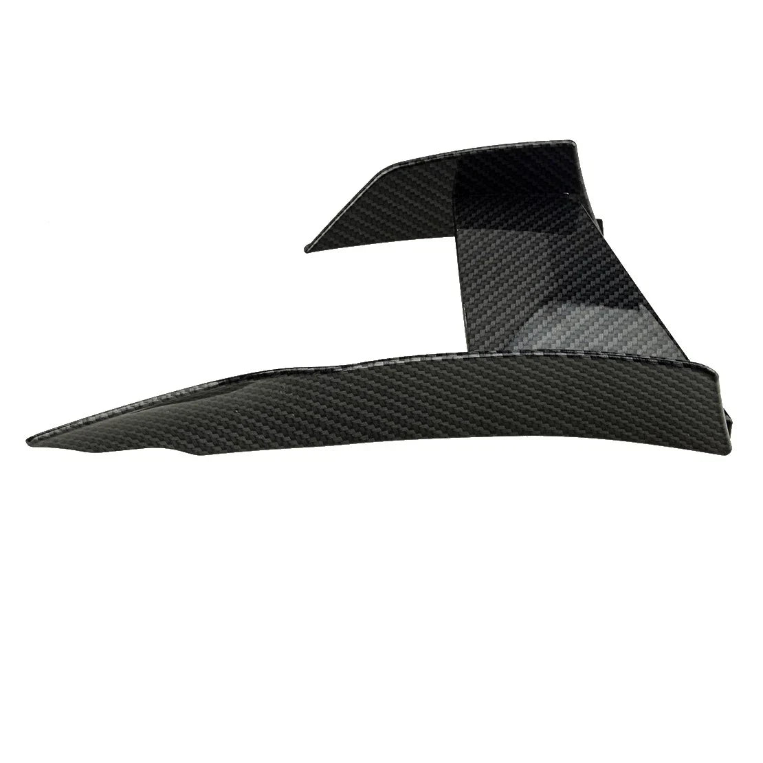 6pcs Carbon Fiber ABS Front Bumper Splitter Fins for Car