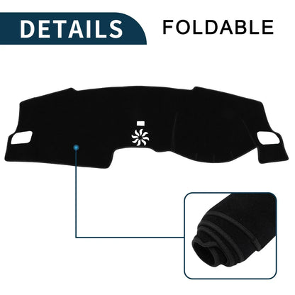 Dashboard Cover Mat for Honda Civic FL5 (2022-2024) Sun Protector Pad Black
