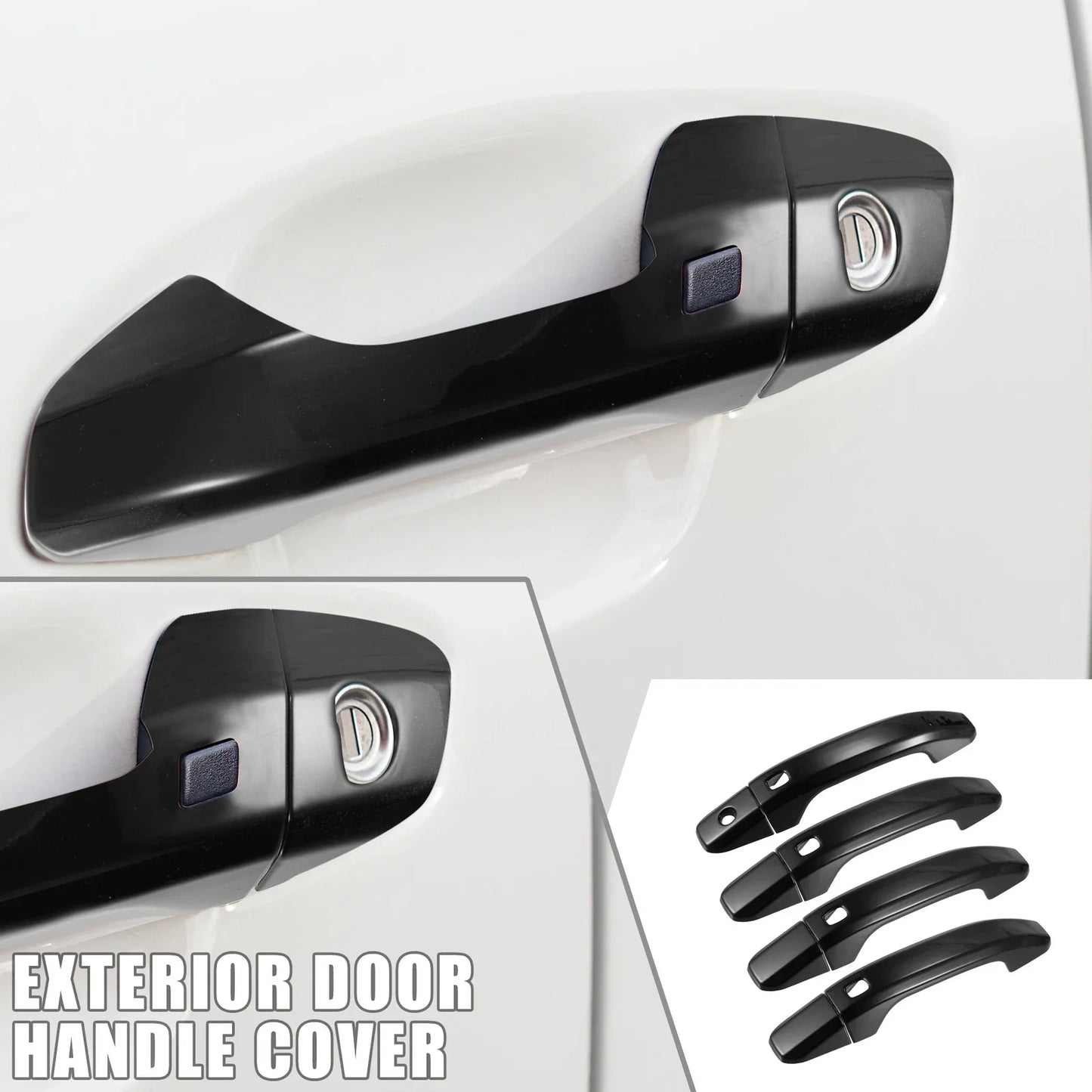 Car Exterior Door Handle Cover with Smartkey Cutout for Chevrolet (2010-2015)