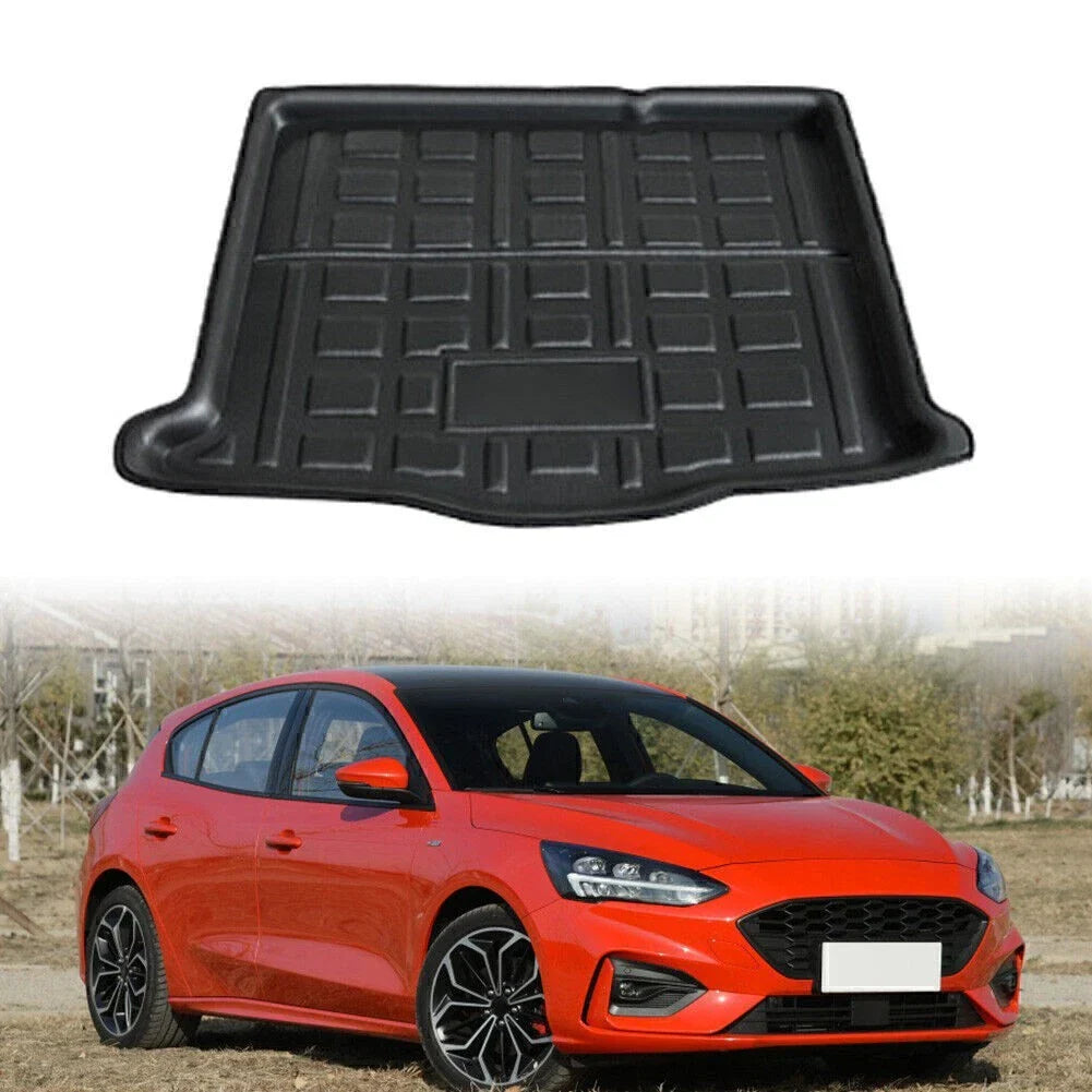 Rear Trunk Mat Boot Liner for Ford Focus MK4 MKIV Hatchback (2019-2021)