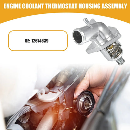 Engine Coolant Thermostat Assembly for Chevrolet Silverado 1500 (2007-2013)