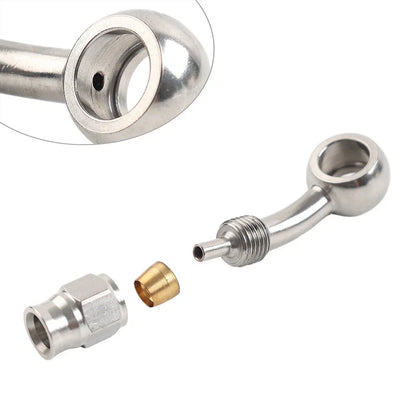 10.2mm 3/8" Eye Banjo Hose Ends AN-3 28������ Brake for Motorcycle