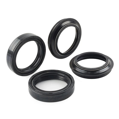 4 Pcs 47X58 MM Motorcycle Front Fork Damper Shock Absorber Seal