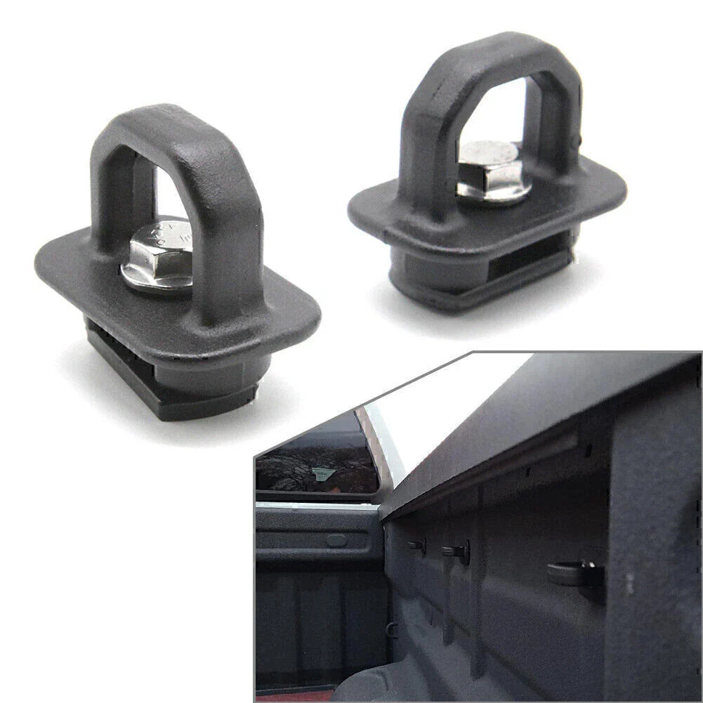 Black Aluminum Tie Down Anchors for Chevy Silverado (2007-2023)