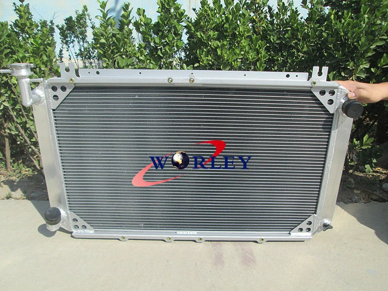 3 Core Aluminum Radiator + Black Hose for Nissan Patrol GQ Y60 Diesel