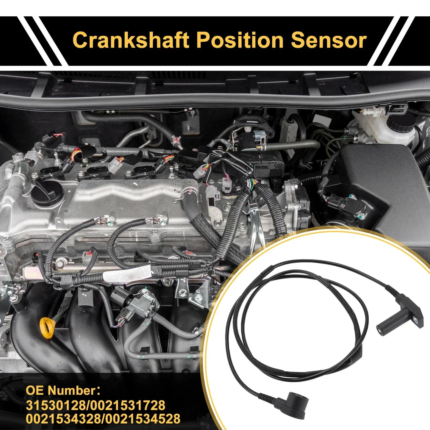 Crankshaft Position Sensor for MERCEDES-BENZ W140 S420 (1993-1998)