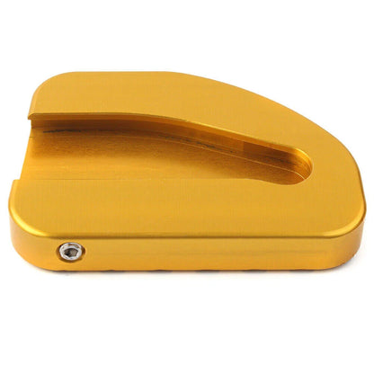 Gold Plate Side Stand Enlarger Kickstand Pad for Honda GoldWing GL1800 (2010-2017)