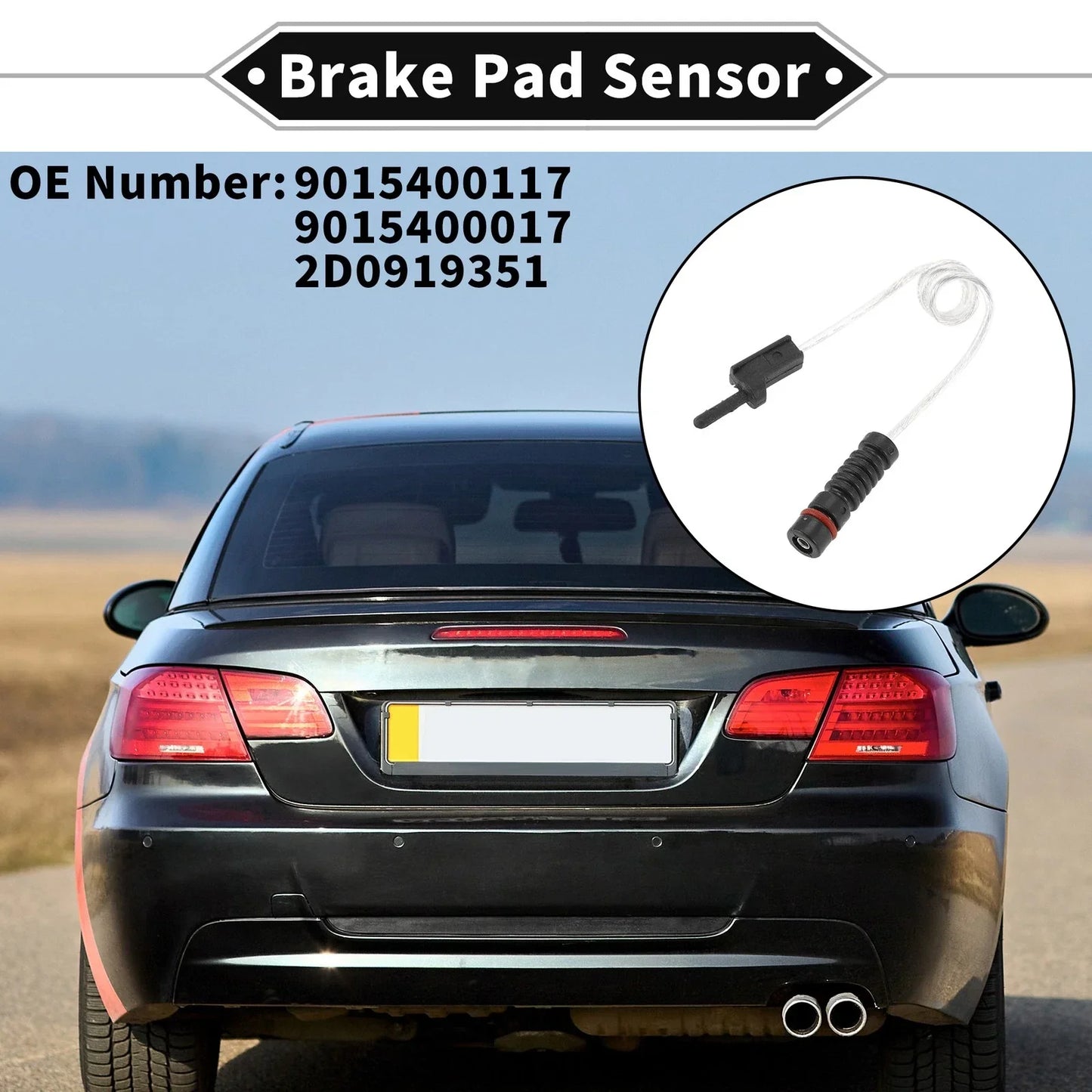 Brake Pad Wear Sensor for Mercedes-Benz G350 (2010-2018)