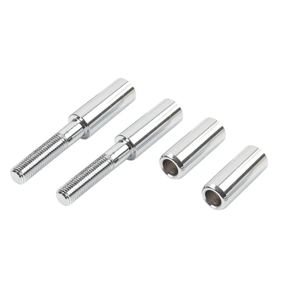 2.5" Chrome Mirror Extensions for Harley Softail Sportster Dyna Touring