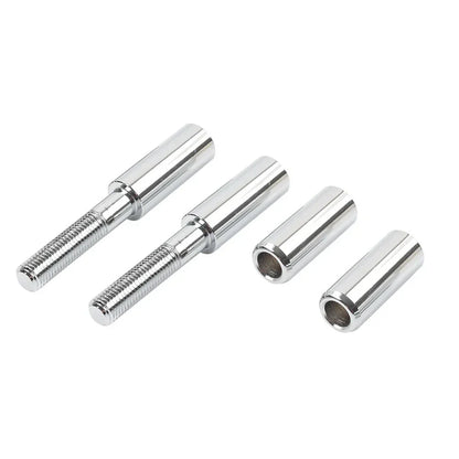 2.5" Chrome Mirror Extensions for Harley Softail Sportster Dyna Touring