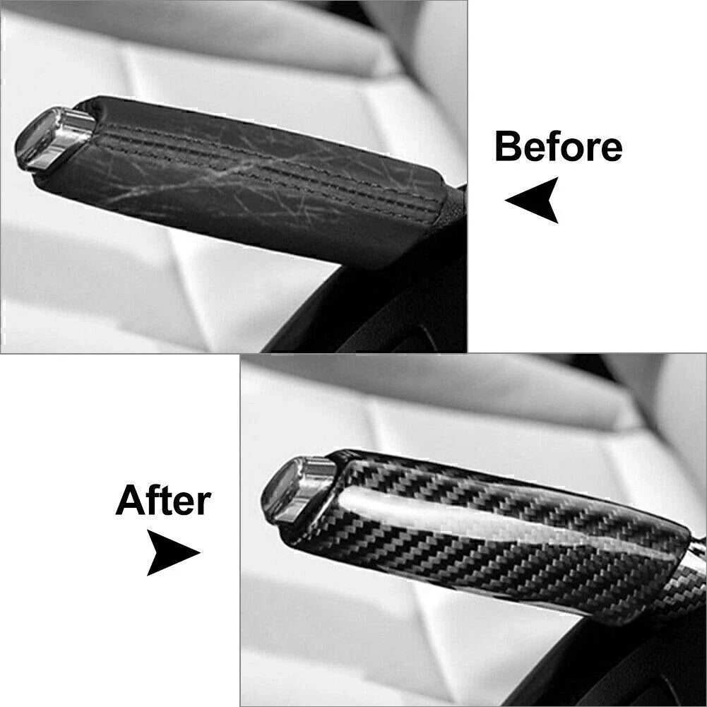 Carbon Fiber Handbrake Cover for Benz Class A B (2013-2023)
