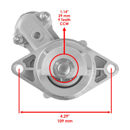 Caltric Starter Replacement for John Deere LX172 LX173 LX176 (2008–2018)