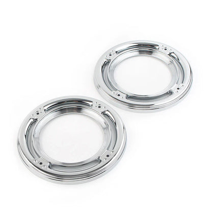 Chrome Rear Speaker Accent Cover Trim for Harley Road Street Tri Glide (2009-2023)