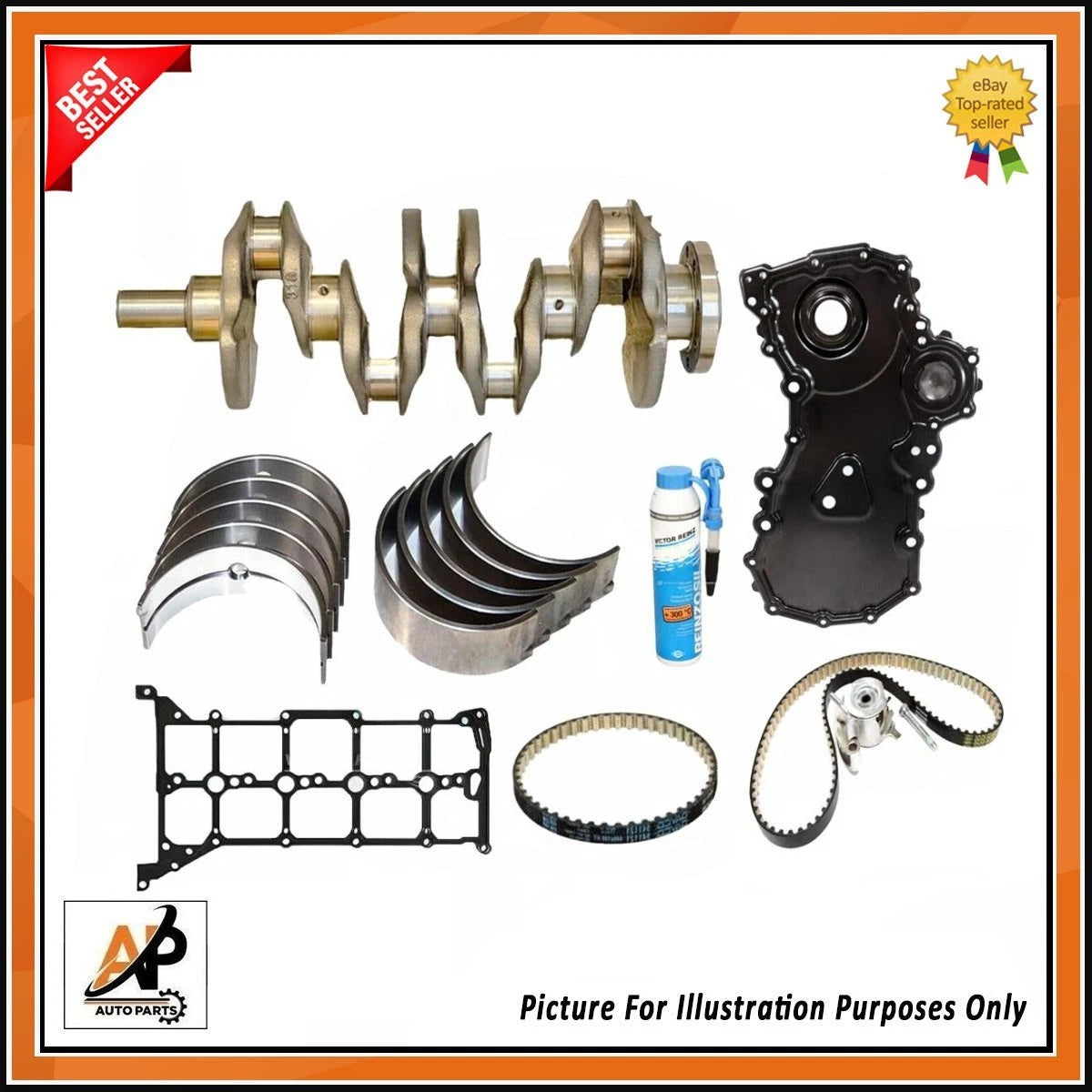 Crankshaft Engine Rebuild Kit Parts for Ford Transit Custom EcoBlue (2017–2023)
