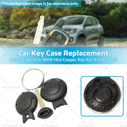 Remote Car Key Shell Case for BMW Mini Cooper R56 R57 R58 R60 R61 (2007-2019)