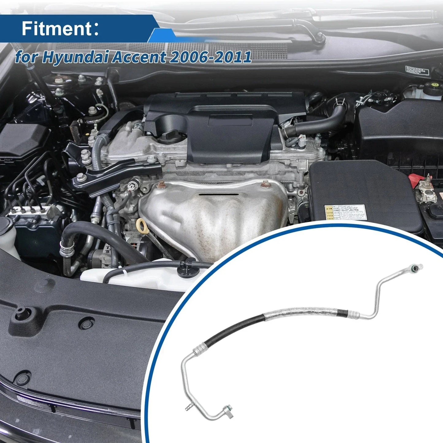 A/C Refrigerant Liquid Hose for Hyundai Accent (2006-2011)