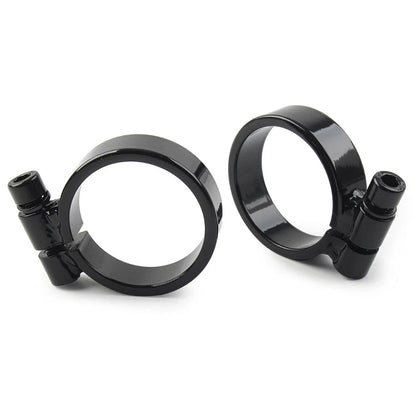 Black Exhaust Port Clamps for Harley XL Ironhead Sportster (1957-1985)
