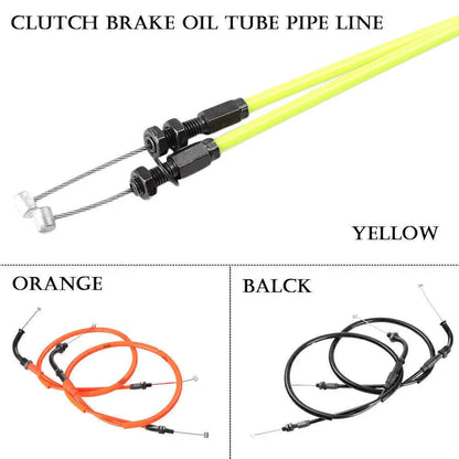 Throttle Cables for Honda CB1300 (2003-2016) Black/Orange/Yellow