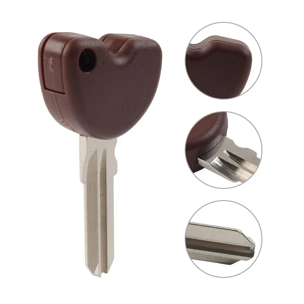 Uncut Blade Blank Key for Vespa Piaggio Fly 125, 200, GTS250, 300 (2005-2023)