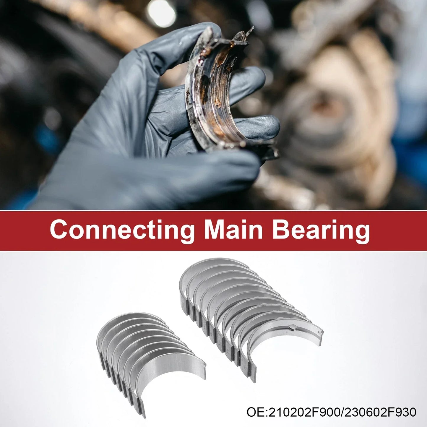 Main Bearing & Connecting Rod Bearing Kit for Hyundai Santa Fe (2013-2018)